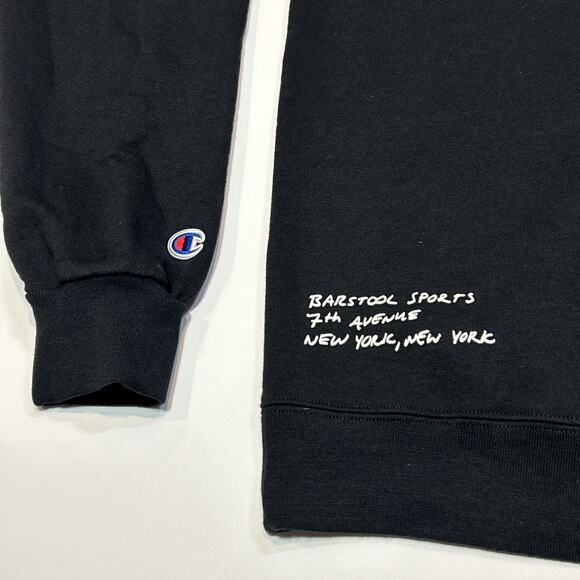 Barstool Sports Hoodie Mens XL Extra Large Drunk on Solitude Sweatshirt Champion - Picture 3 of 11